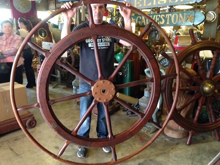 Details about   Antique Maritime Ship Wheel 12 Inch With Inlay Brass Base Premium Quality Item 