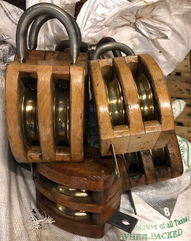 wooden pulleys for sale